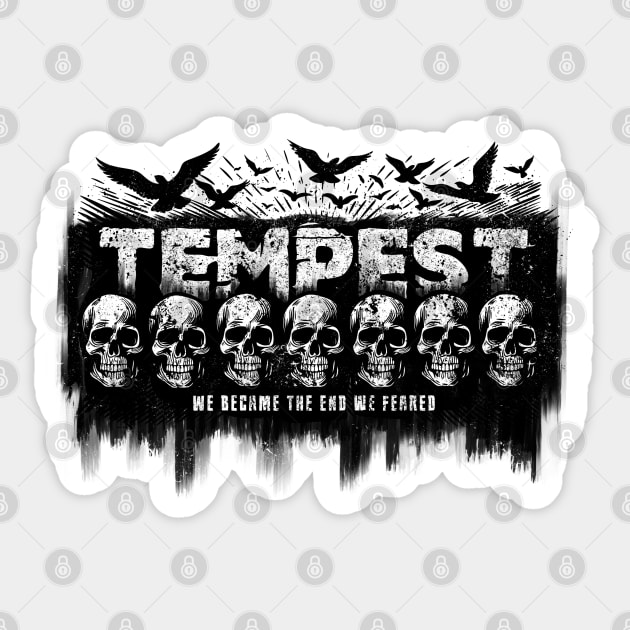 TEMPEST Sticker by artslaves